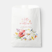 Sachets En Papier Baby shower fleur sauvage (Devant)
