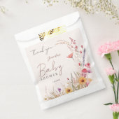 Sachets En Papier Baby shower fleur sauvage Boho (Scellé)