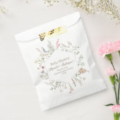 Sachets En Papier Baby shower fleur sauvage d'aquarelle (Scellé)