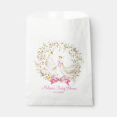 Sachets En Papier Baby shower Fleur sauvage mignon Little Goose (Devant)