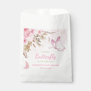 Sachets En Papier Baby Shower Fleurs Papillon