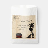 Sachets En Papier Baby shower Halloween sorcière traiter bonbon (Devant)