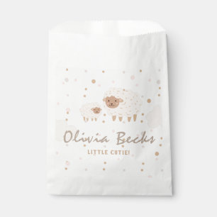 Sachets En Papier Baby shower Illustratif Cream Pastel