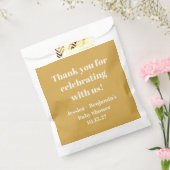 Sachets En Papier Baby shower Jaune Dusty Cute Merci personnalisé (Scellé)