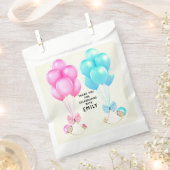 Sachets En Papier Baby shower jumeaux (Coupé)