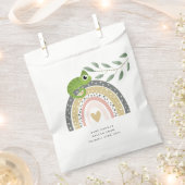 Sachets En Papier Baby shower Jungle, Arc En Ciel Et Chameleon (Coupé)