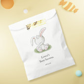Sachets En Papier Baby shower lapin doux