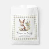Sachets En Papier Baby shower lapin mignon (Devant)