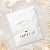 Sachets En Papier Baby shower Little Ladybug (Coupé)