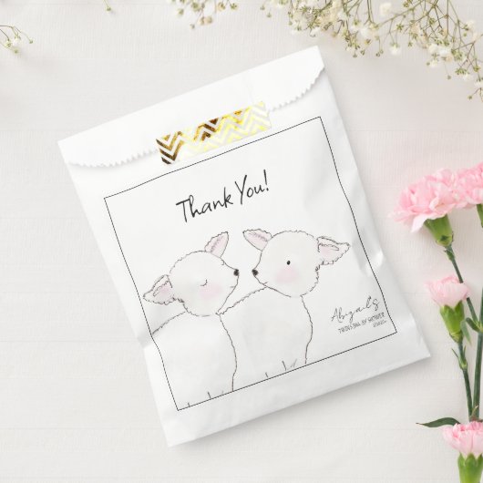 Sachets En Papier Baby shower Little Lamb Twins (Scellé)