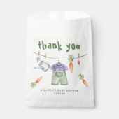Sachets En Papier Baby shower local merci (Devant)
