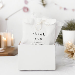 Sachets En Papier Baby shower Merci simple
