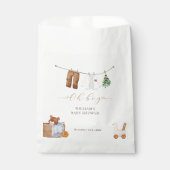 Sachets En Papier Baby shower minimal Boho Boy (Devant)