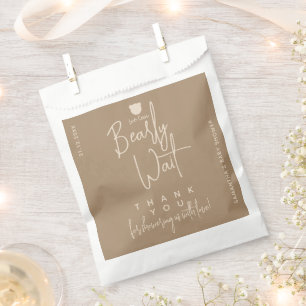 Sachets En Papier Baby shower minimaliste simple et moderne