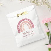 Sachets En Papier Baby shower moderne chic Pastel rose arc-en-ciel (Scellé)