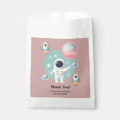 Sachets En Papier Baby shower moderne Pastel Space Explorer (Devant)