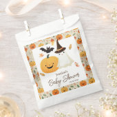 Sachets En Papier Baby shower Motif de Little Boo Halloween (Coupé)