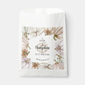 Sachets En Papier Baby shower neutre Citrouille blanc (Devant)