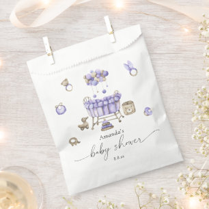 Sachets En Papier Baby shower neutre pour les femmes dans les jardin