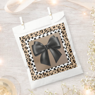 Sachets En Papier Baby shower noir blanc Brown - Poster de animal -