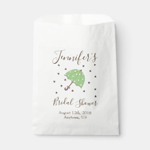 Sachets En Papier Baby shower nuptial Chocolat Pluie gouttes Parasol