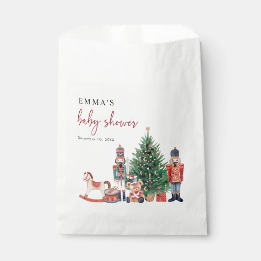 Sachets En Papier Baby shower Nutcracker (Devant)