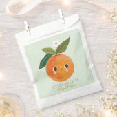 Sachets En Papier Baby shower orange de Little Cutie (Coupé)