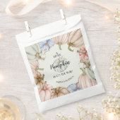 Sachets En Papier Baby Shower pour Bébé de Genre Neutre aux Citrouil (Coupé)
