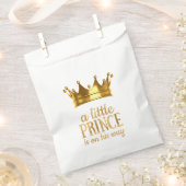 Sachets En Papier Baby shower Prince Crown (Coupé)