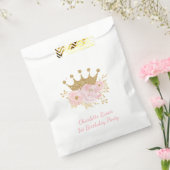Sachets En Papier Baby shower princesse de Couronne rose pâle (Scellé)