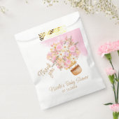 Sachets En Papier Baby shower rose Floral à air chaud (Scellé)