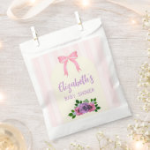 Sachets En Papier Baby shower rose Rose (Coupé)