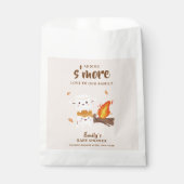Sachets En Papier Baby shower Rustic S'more Love Campfire (Devant)