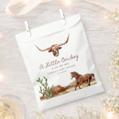 Sachets En Papier Baby shower rustique Western Cowboy (Coupé)