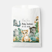 Sachets En Papier Baby shower Safari (Devant)