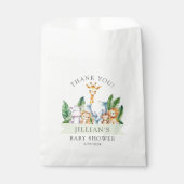 Sachets En Papier Baby shower Safari Adventure (Devant)
