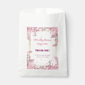 Sachets En Papier Baby shower Sakura Soft Cherry Blossom (Devant)