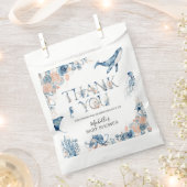 Sachets En Papier Baby shower sous-marin d'aquarelle enchanteur (Coupé)