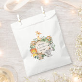 Sachets En Papier Baby shower tendance Jungle Safari Animaux (Coupé)