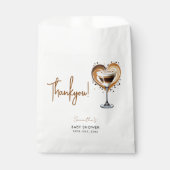 Sachets En Papier Baby shower Tini One Espresso Martini (Devant)