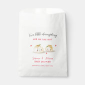 Sachets En Papier Baby shower Twin Cute Dumpling Champignons (Devant)