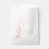 Sachets En Papier Baby shower Valentines de Champagne Roses (Devant)