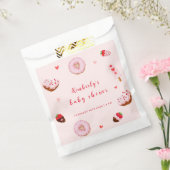 Sachets En Papier Baby shower Valentines de Donuts Roses (Scellé)