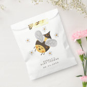 Sachets En Papier Baby shower vert d'abeille Fleur de Faisée (Scellé)