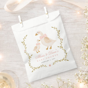 Sachets En Papier Baby shower vintage Goose Mama