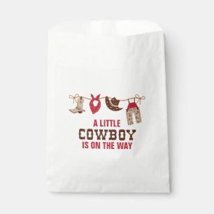 Sachets En Papier Baby Shower Western Cowboy Rodéo