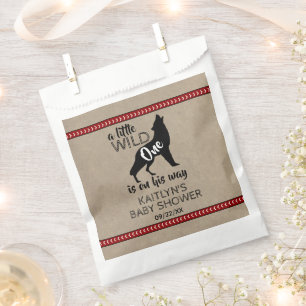 Sachets En Papier Baby shower Wild One Boys