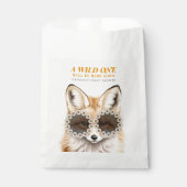 Sachets En Papier Baby shower Wild One Daisy Fox (Devant)