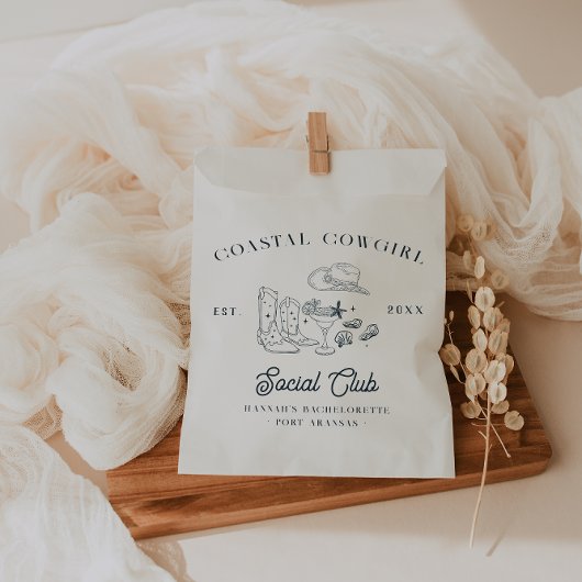 Sachets En Papier Bachelorette Coastal Cowgirl