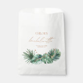 Sachets En Papier Bachelorette moderne Tropical & Diamant (Devant)